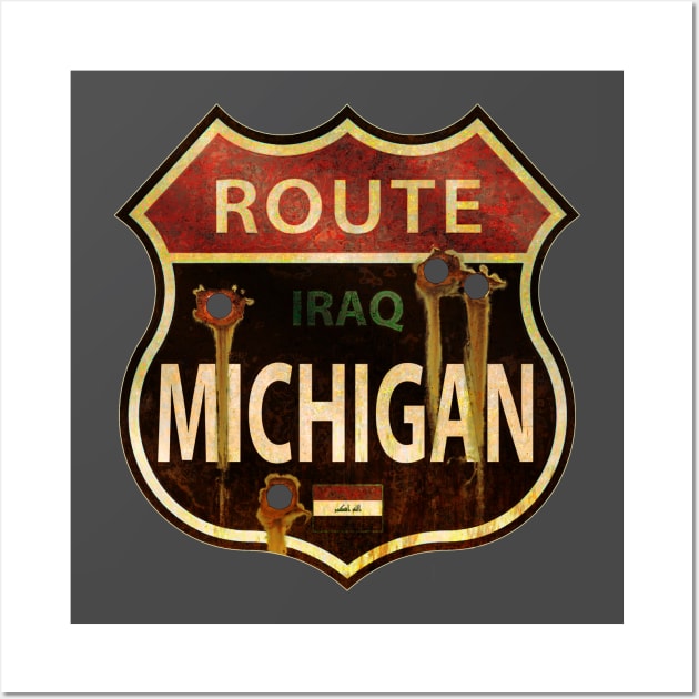 Route Michigan Wall Art by blackdrawsstuff